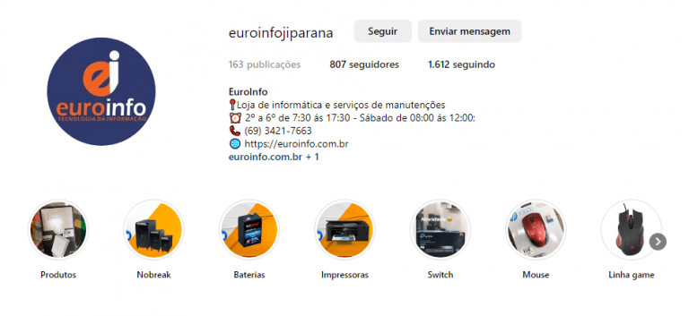 Instagram @euroinfojiparana